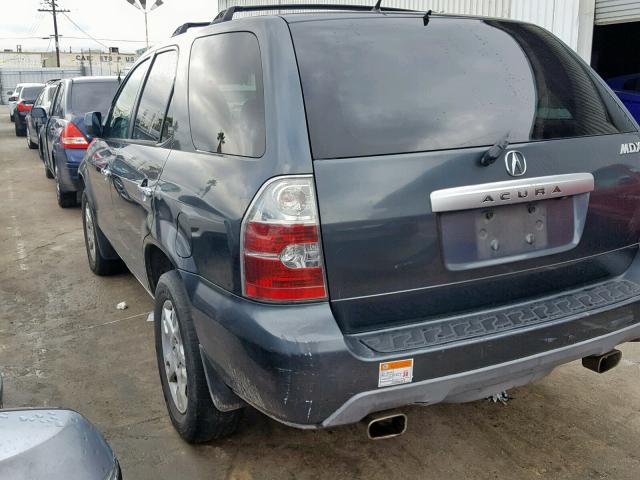 2HNYD18844H536808 - 2004 ACURA MDX TOURIN BLUE photo 3