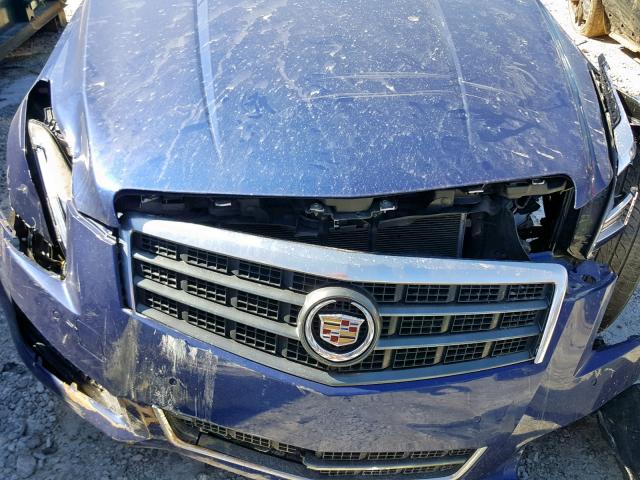 1G6AB5SXXD0124596 - 2013 CADILLAC ATS LUXURY BLUE photo 7