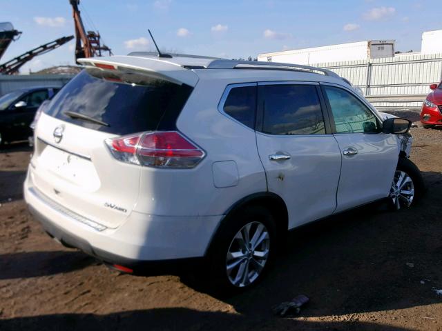 5N1AT2MV8GC809747 - 2016 NISSAN ROGUE S WHITE photo 4