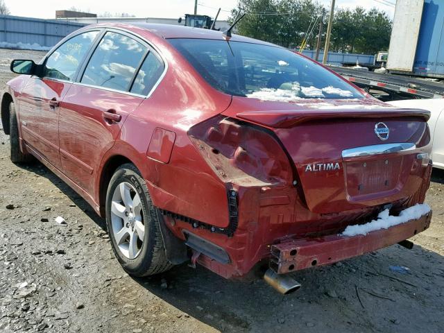 1N4CL21E18C166313 - 2008 NISSAN ALTIMA HYB RED photo 3