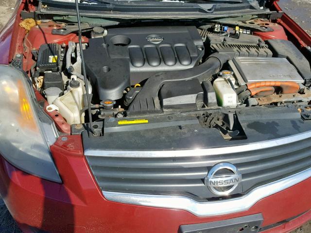 1N4CL21E18C166313 - 2008 NISSAN ALTIMA HYB RED photo 7