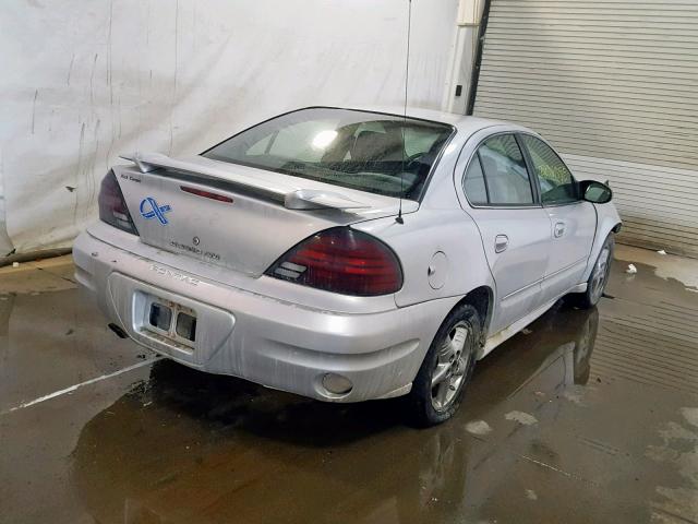 1G2NF52E14M502514 - 2004 PONTIAC GRAND AM S SILVER photo 4