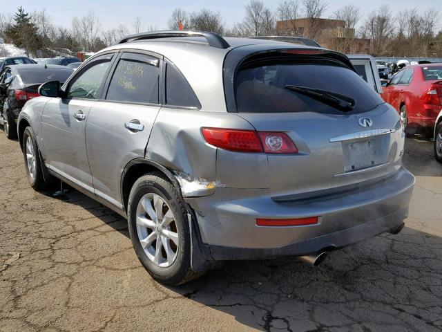 JNRAS08W36X206243 - 2006 INFINITI FX35 GRAY photo 3