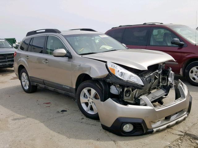 4S4BRDNC2E2289432 - 2014 SUBARU OUTBACK 3. GOLD photo 1