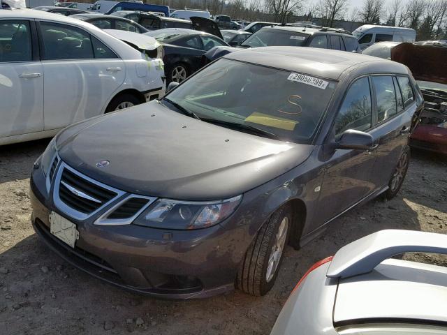 YS3FA5MY5B1300496 - 2011 SAAB 9-3 2.0T GRAY photo 2