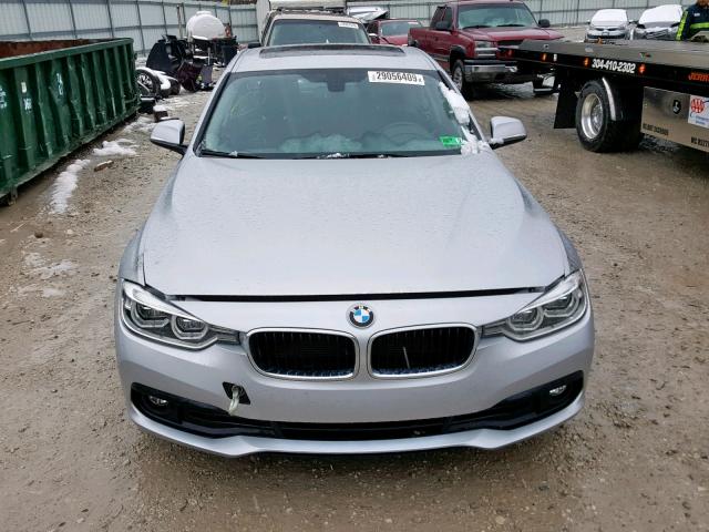 WBA8A3C56JA492342 - 2018 BMW 320 XI SILVER photo 9