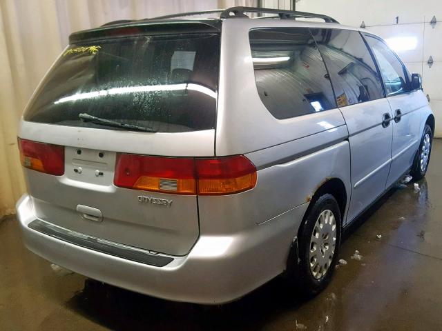 2HKRL18503H501630 - 2003 HONDA ODYSSEY LX SILVER photo 4