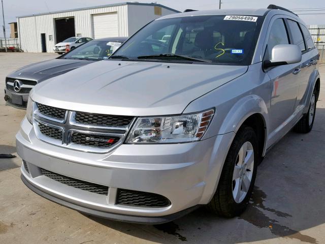 3D4PG1FG5BT513208 - 2011 DODGE JOURNEY MA SILVER photo 2