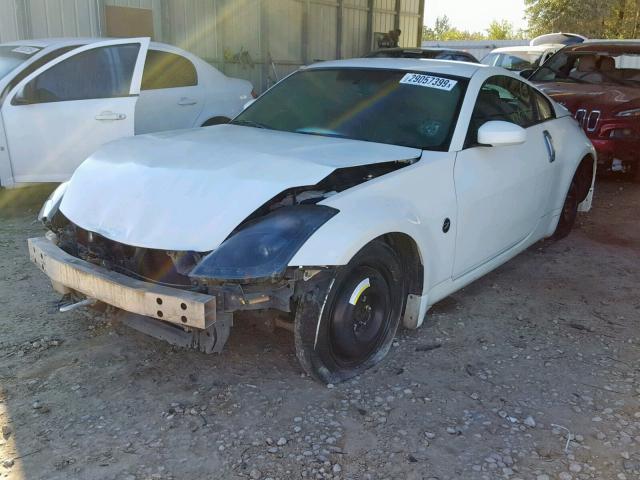 JN1BZ34D98M706467 - 2008 NISSAN 350Z COUPE WHITE photo 2