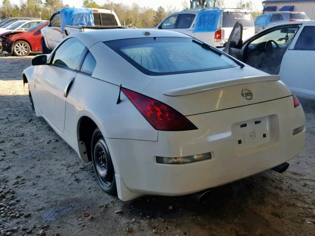 JN1BZ34D98M706467 - 2008 NISSAN 350Z COUPE WHITE photo 3