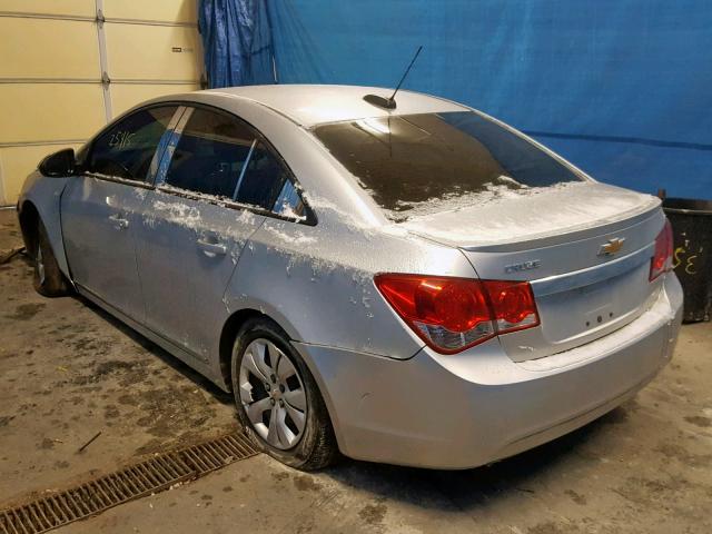 1G1PA5SH1F7146931 - 2015 CHEVROLET CRUZE LS SILVER photo 3