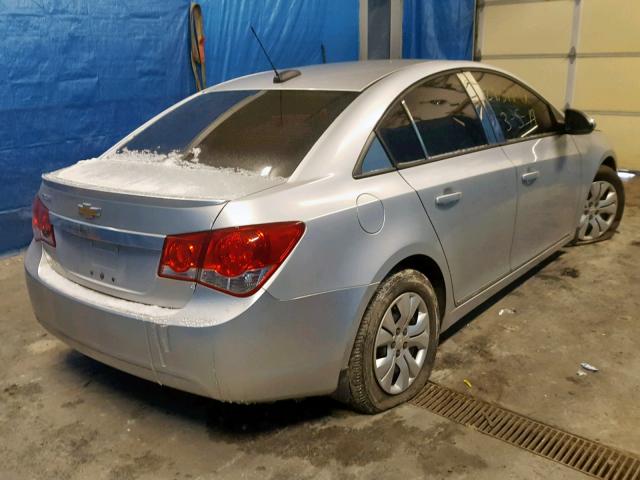 1G1PA5SH1F7146931 - 2015 CHEVROLET CRUZE LS SILVER photo 4