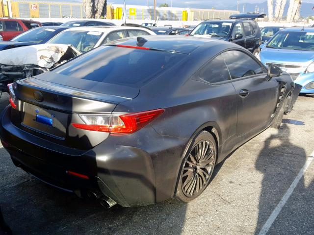 JTHHP5BC8F5001698 - 2015 LEXUS RC-F BLACK photo 4