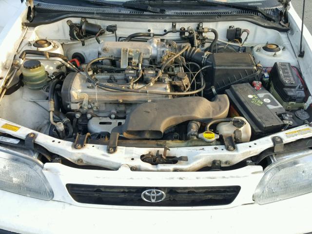 JT2EL56E1S0060541 - 1995 TOYOTA TERCEL DX WHITE photo 7