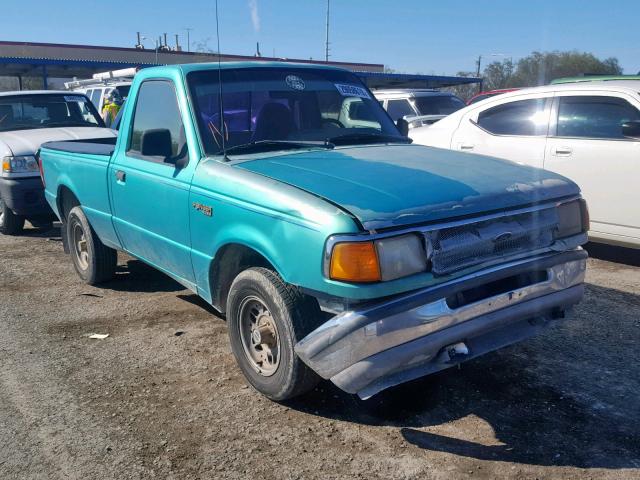1FTCR10A5PPA43557 - 1993 FORD RANGER BLUE photo 1