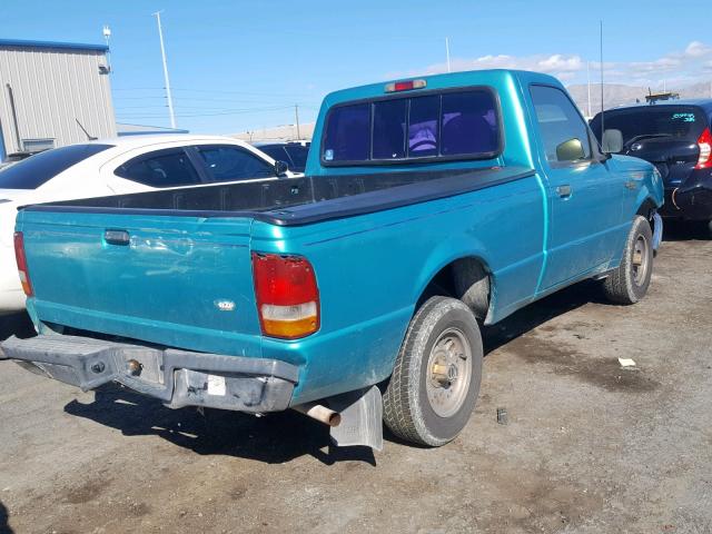 1FTCR10A5PPA43557 - 1993 FORD RANGER BLUE photo 4