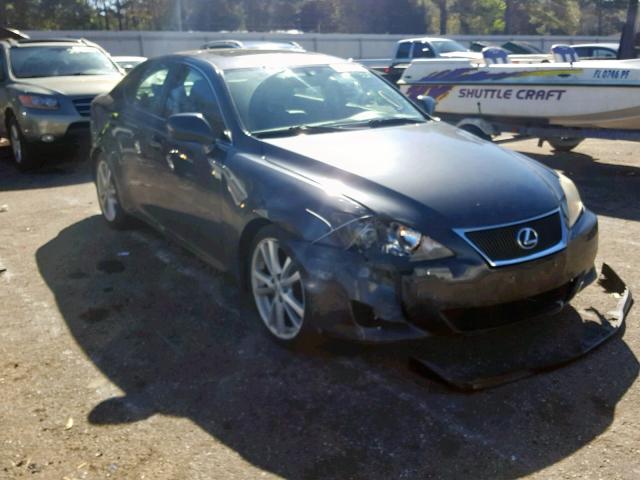 JTHBK262572025335 - 2007 LEXUS IS 250 GRAY photo 1