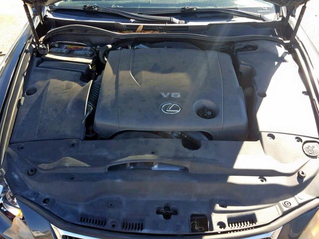 JTHBK262572025335 - 2007 LEXUS IS 250 GRAY photo 7