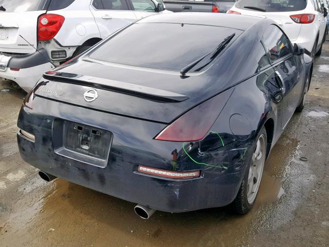 JN1AZ34D16M300269 - 2006 NISSAN 350Z COUPE BLACK photo 4