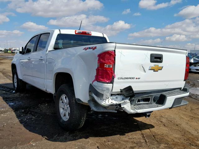 1GCGTBENXJ1186373 - 2018 CHEVROLET COLORADO WHITE photo 3