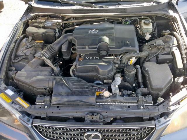 JTHBD192350100882 - 2005 LEXUS IS 300 BLUE photo 7