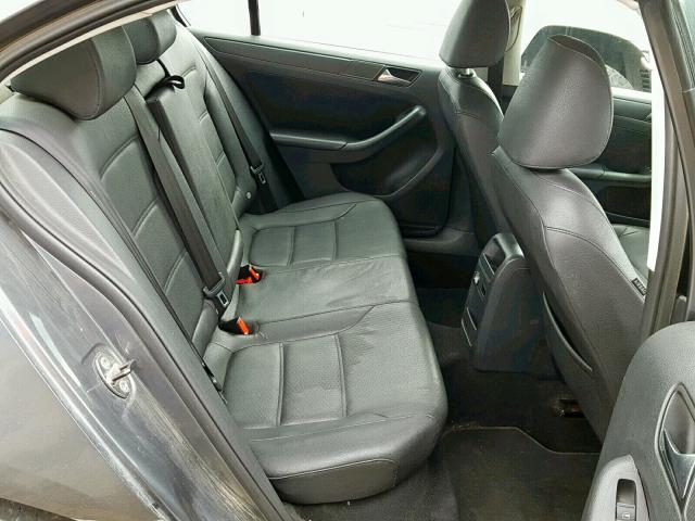 3VWDZ7AJ9BM340381 - 2011 VOLKSWAGEN JETTA SE CHARCOAL photo 6