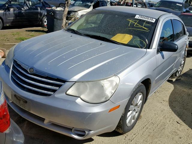 1C3LC46J08N171409 - 2008 CHRYSLER SEBRING LX SILVER photo 2