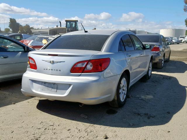 1C3LC46J08N171409 - 2008 CHRYSLER SEBRING LX SILVER photo 4