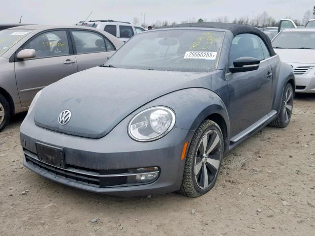 3VW767AT6DM813714 - 2013 VOLKSWAGEN BEETLE TUR CHARCOAL photo 2