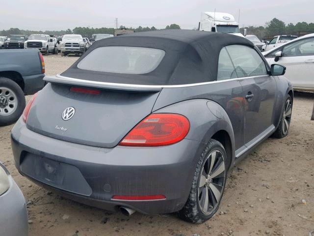 3VW767AT6DM813714 - 2013 VOLKSWAGEN BEETLE TUR CHARCOAL photo 4