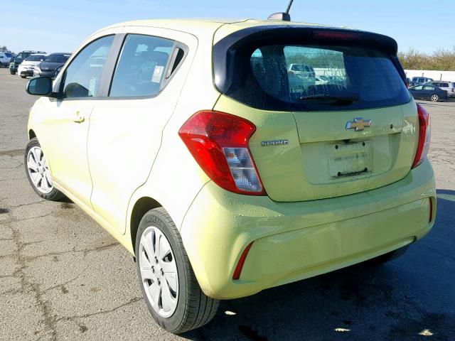 KL8CB6SA0HC720482 - 2017 CHEVROLET SPARK LS YELLOW photo 3