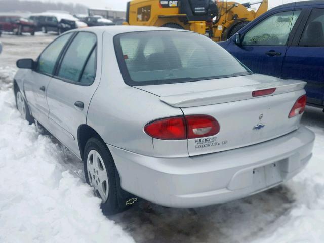 1G1JF524627153131 - 2002 CHEVROLET CAVALIER L SILVER photo 2