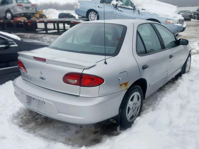 1G1JF524627153131 - 2002 CHEVROLET CAVALIER L SILVER photo 3