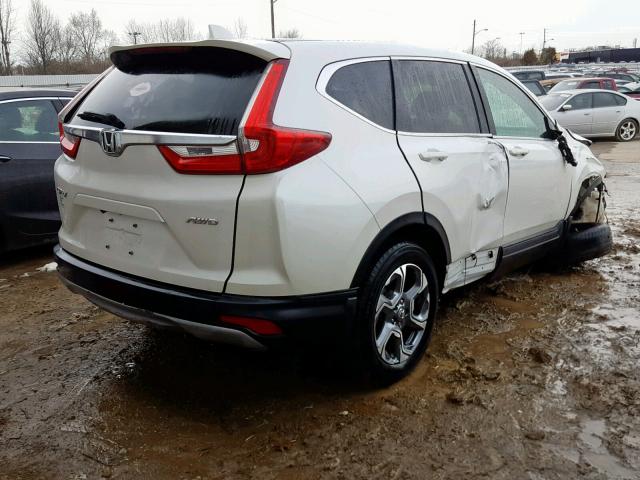 5J6RW2H88HL023848 - 2017 HONDA CR-V EXL WHITE photo 4