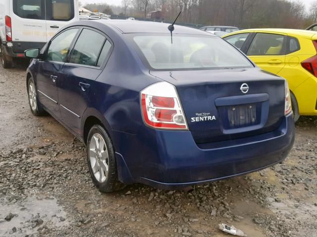 3N1AB61E98L676511 - 2008 NISSAN SENTRA 2.0 BLUE photo 3