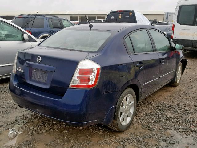 3N1AB61E98L676511 - 2008 NISSAN SENTRA 2.0 BLUE photo 4