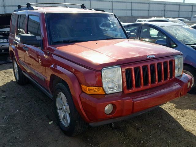 1J8HG48K06C272351 - 2006 JEEP COMMANDER RED photo 1