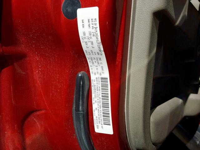 1J8HG48K06C272351 - 2006 JEEP COMMANDER RED photo 10