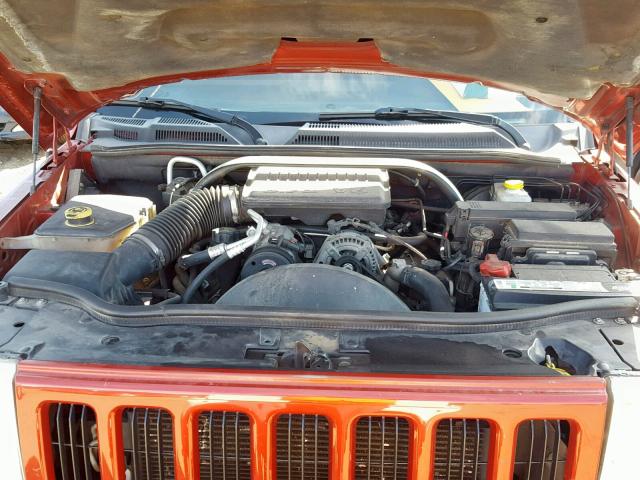 1J8HG48K06C272351 - 2006 JEEP COMMANDER RED photo 7