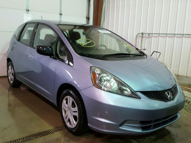 JHMGE8H37BC020193 - 2011 HONDA FIT BLUE photo 1