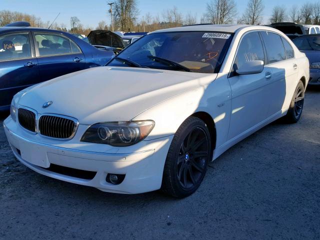 WBAHN83596DT36979 - 2006 BMW 750 LI WHITE photo 2