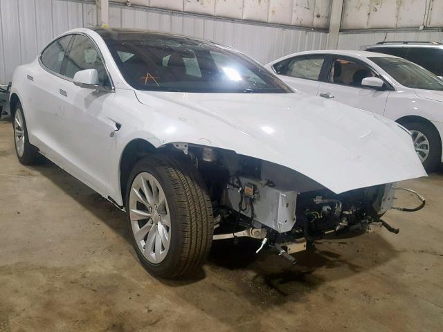 5YJSA1E29JF294278 - 2018 TESLA MODEL S أبيض صورة 1