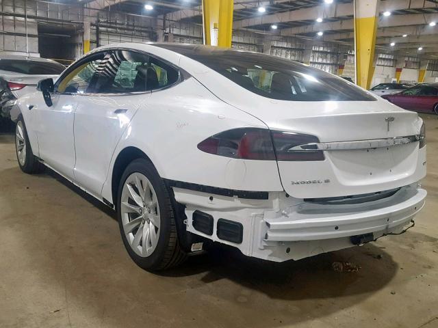 5YJSA1E29JF294278 - 2018 TESLA MODEL S أبيض صورة 3
