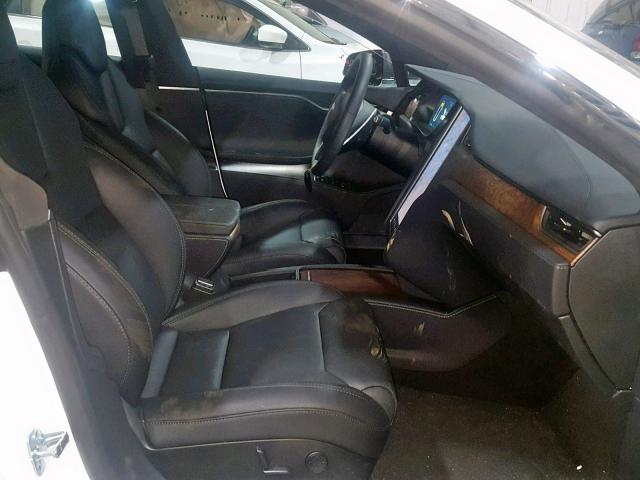 5YJSA1E29JF294278 - 2018 TESLA MODEL S أبيض صورة 5