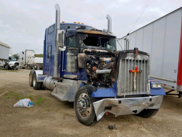 1XKWD49X4CJ333570 - 2012 KENWORTH CONSTRUCTI BLUE photo 1