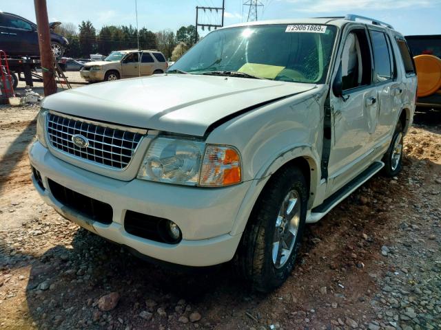 1FMDU75W23ZA55654 - 2003 FORD EXPLORER L WHITE photo 2