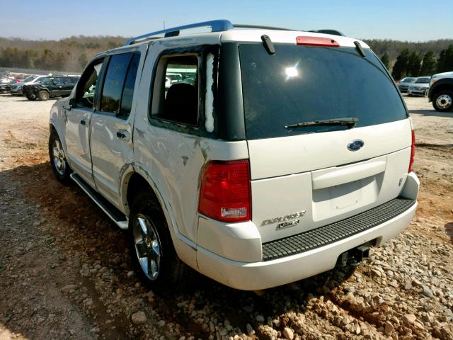 1FMDU75W23ZA55654 - 2003 FORD EXPLORER L WHITE photo 3