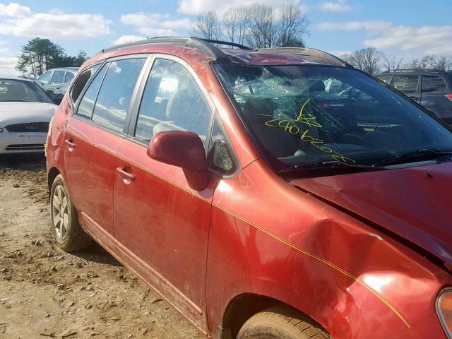 KNAFG526087163123 - 2008 KIA RONDO LX RED photo 9