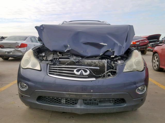 JNKAJ09E88M301375 - 2008 INFINITI EX35 BASE Mavi foto 9