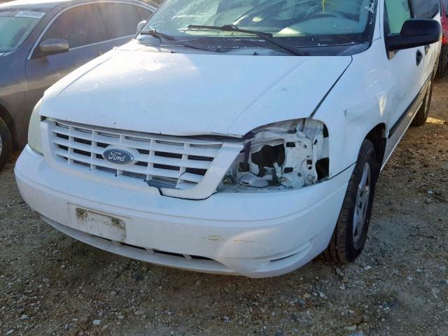 2FMZA51677BA16415 - 2007 FORD FREESTAR S WHITE photo 9